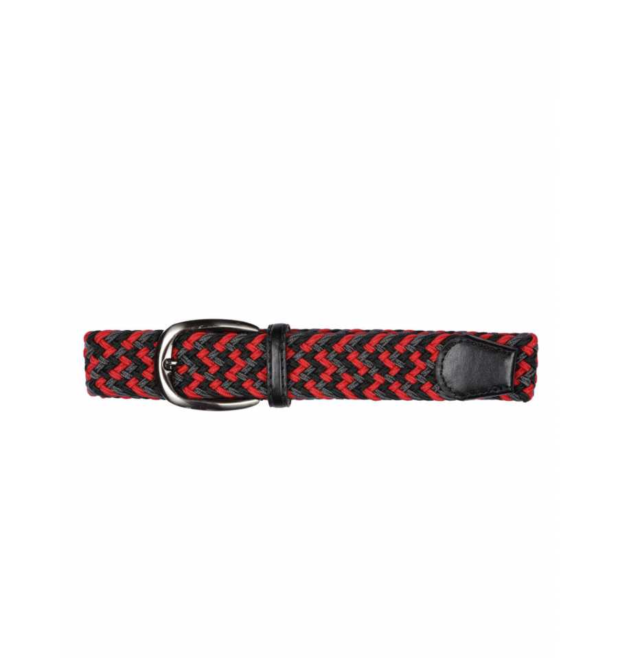 Belt | Woven stretch belt | Multicoloured