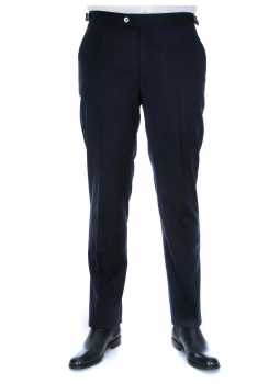 Pantalon Costume Homme Slim En Laine Italienne Vitale Barberis Canonico - Taille XL Noir - Occasion TBE